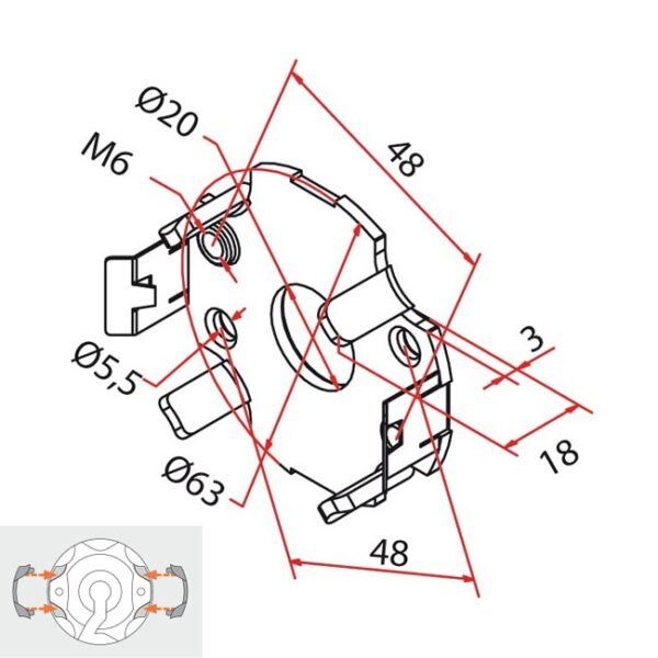 SOPORTE MOTOR A4506_0596