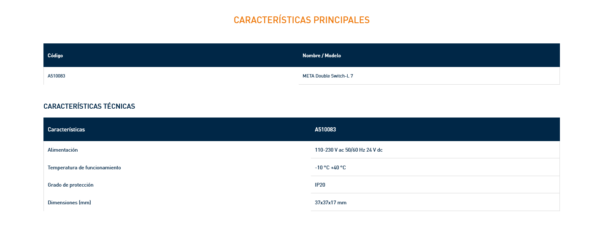A510083 META Double Switch-L 7