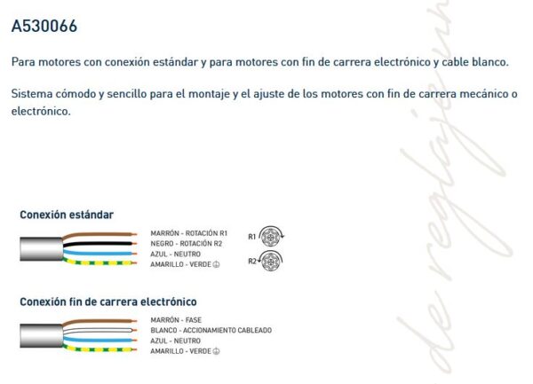 CABLE DE REGLAJE UNIVERSAL